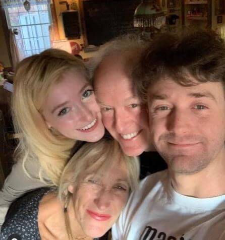 Ephraim Birney with his family.